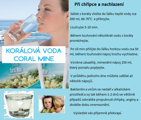 Využití Coral Mine při nachlazení